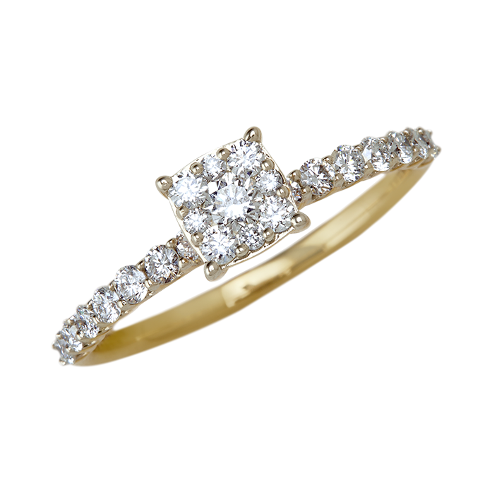 Aukera - Ascend Bridge Solitaire Ring