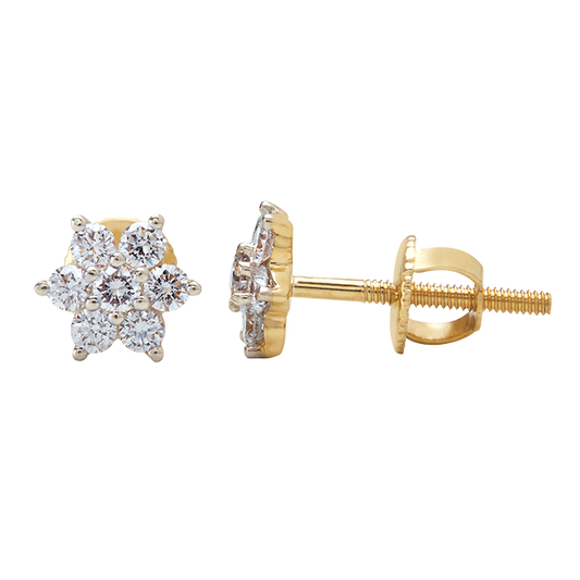 Aukera – Illusion Star-Cut Diamond Studs