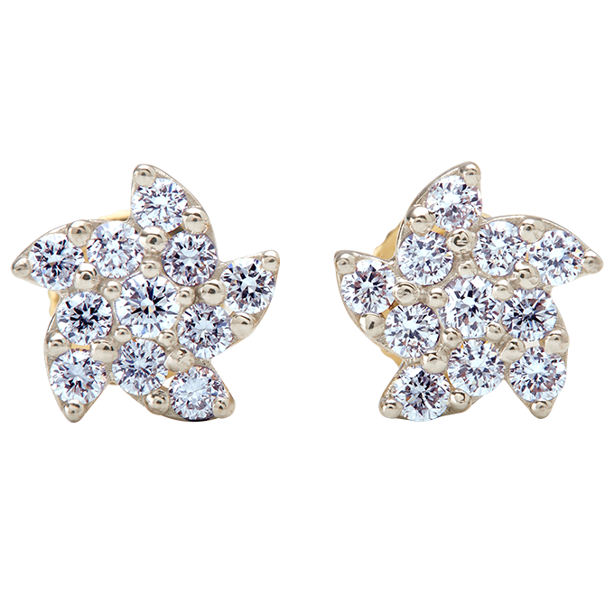 Aukera - Shooting Star Diamond Studs
