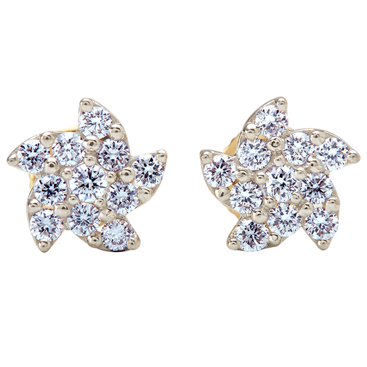 Aukera - Shooting Star Diamond Studs