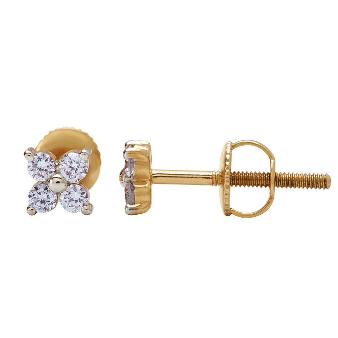 Aukera - Celeste Bloom Diamond Studs