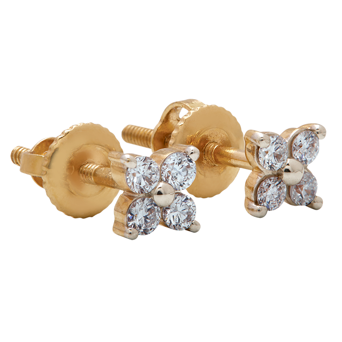 Aukera - Celeste Bloom Diamond Studs