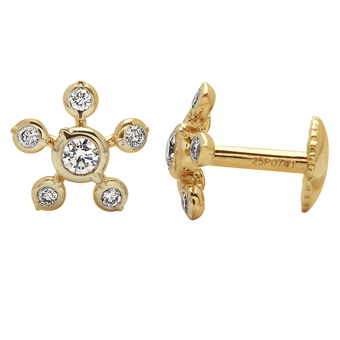 Aukera – Aura Bloom Bezel Studs