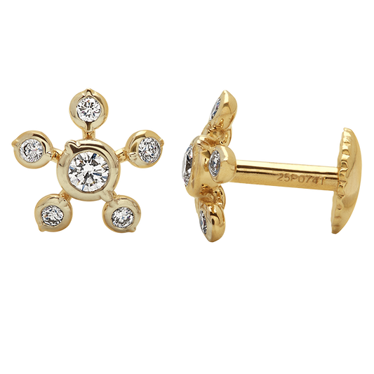 Aukera – Aura Bloom Bezel Studs