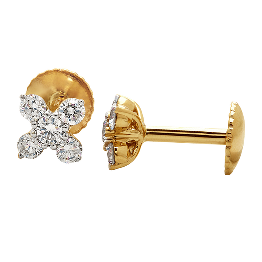 Aukera – Diamond Bloom Studs