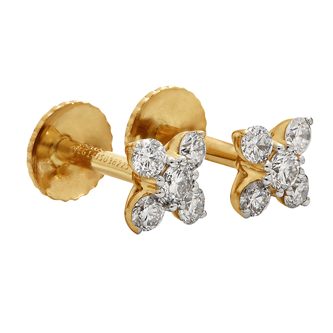 Aukera – Diamond Bloom Studs