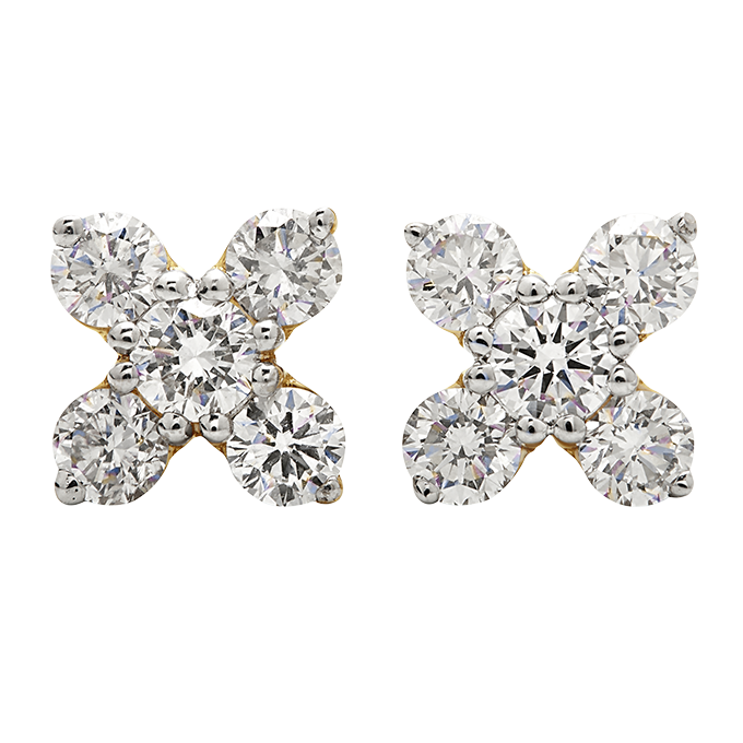 Aukera – Diamond Bloom Studs