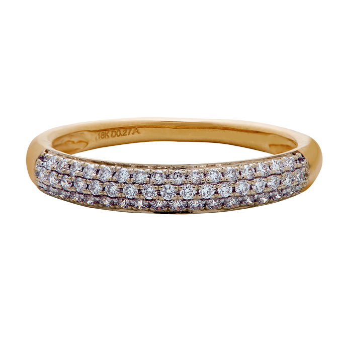 Aukera - Half Eternity Diamond Ring