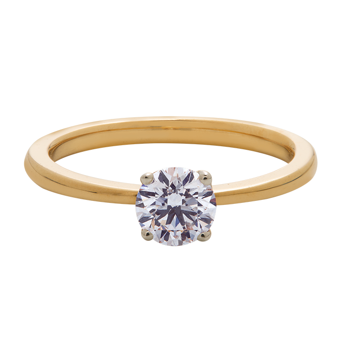 Aukera - Soleil Solitaire Brilliant-Cut Ring