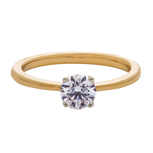 Aukera - Soleil Solitaire Brilliant-Cut Ring