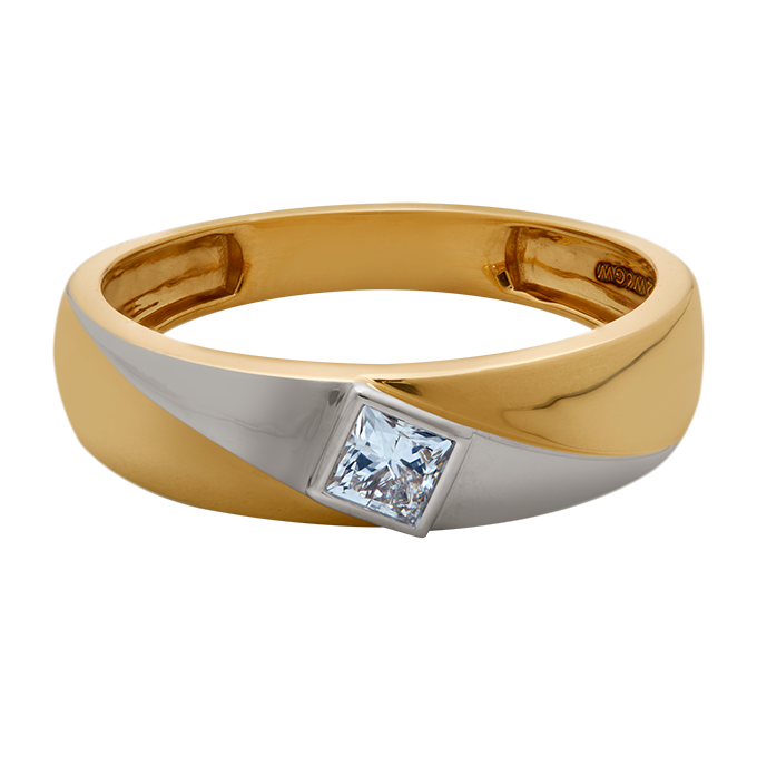 Aukera - Regal Square Diamond Men’s Ring