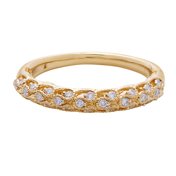 Aukera - Textured Diamond Band