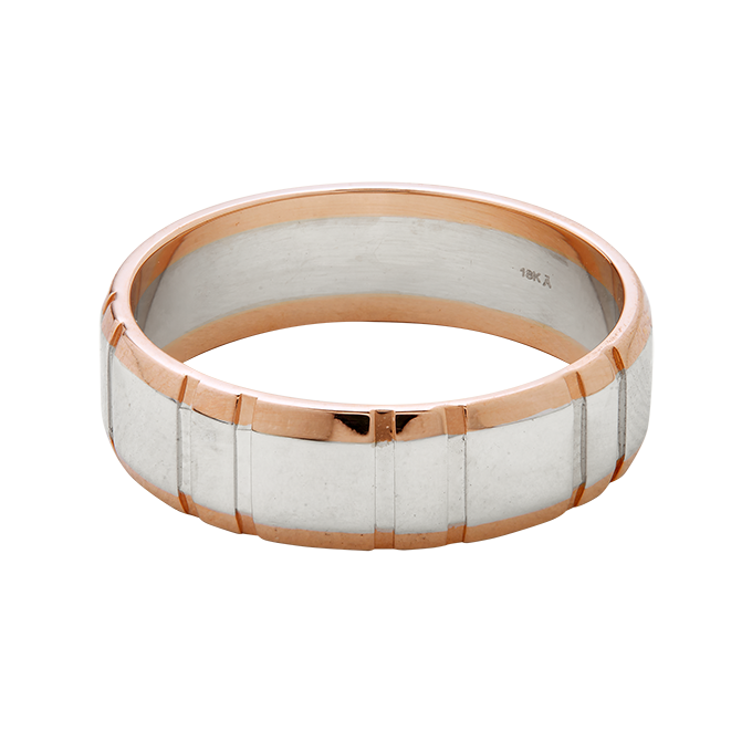 Aukera - Monarch Dual-Tone Men's Band