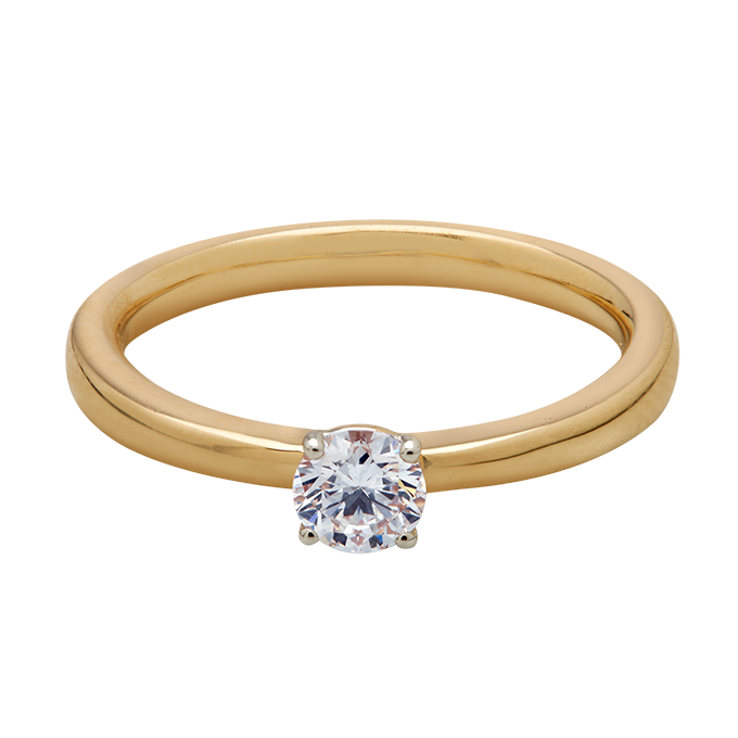 Aukera – Mini Solitaire Ring