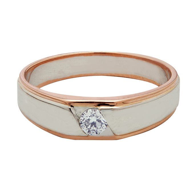 Aukera – Harmony Dual-Tone Diamond Ring