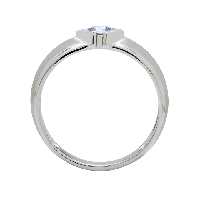 Aukera - Valiant Crest Solitaire Ring