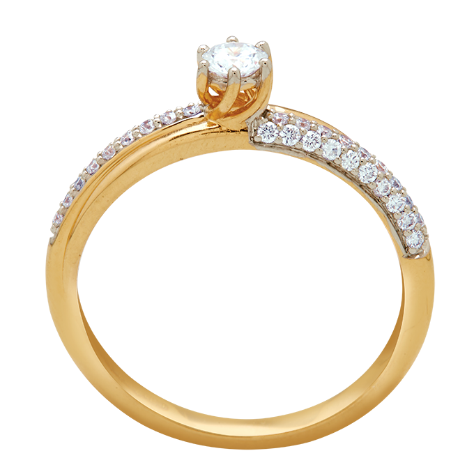 Aukera – Dual Grace Solitaire Ring