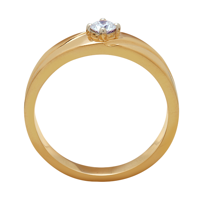 Aukera – Solaris Crest Men’s Diamond Band