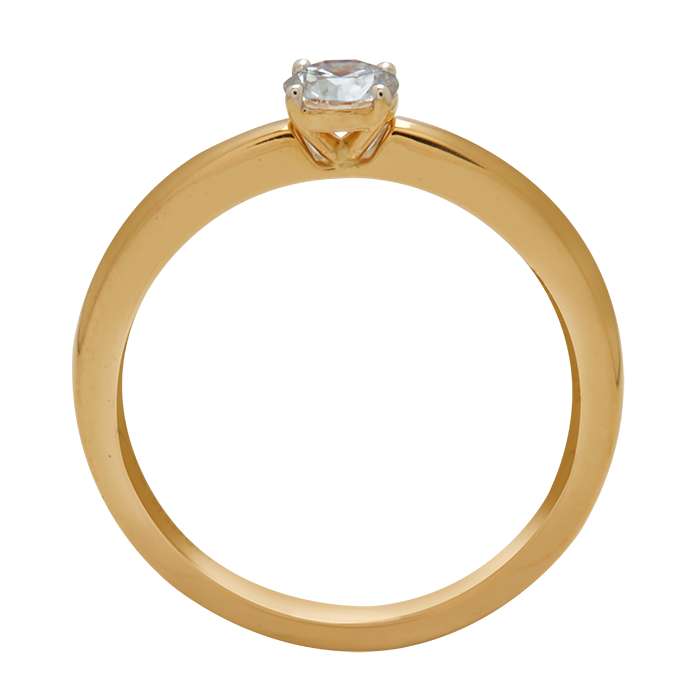 Aukera – Mini Solitaire Ring