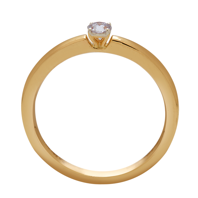 Aukera – Whisper Gold Solitaire Ring