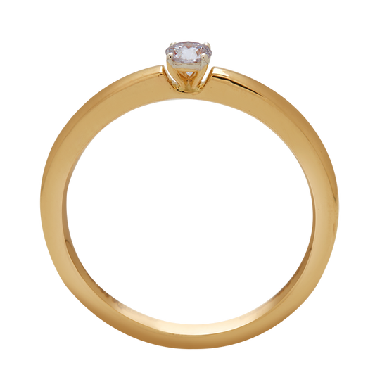 Aukera – Whisper Gold Solitaire Ring