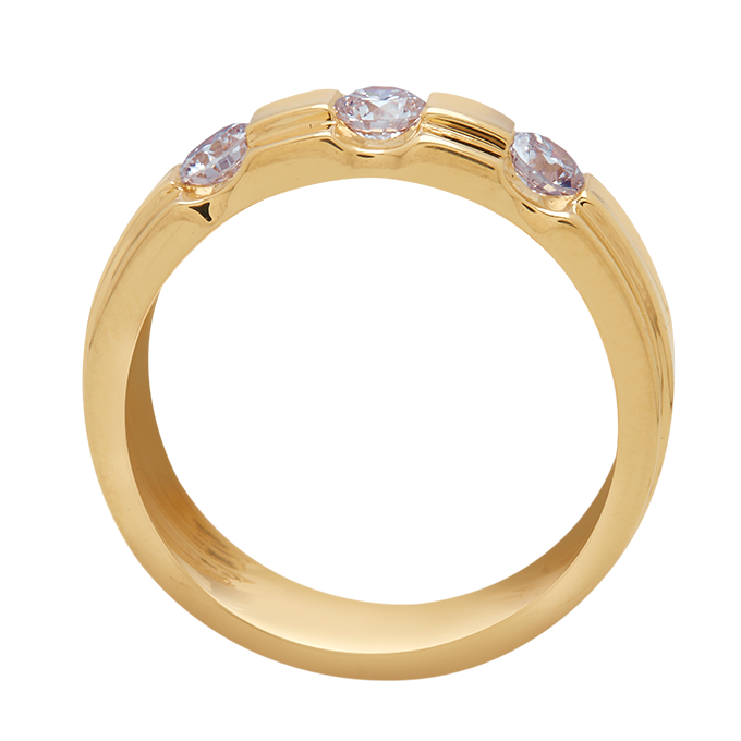 Aukera – Triple Solitaire Men’s Ring