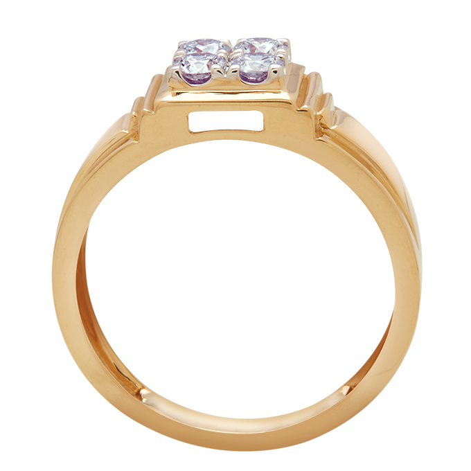 Aukera – Bold Square Illusion Diamond Band