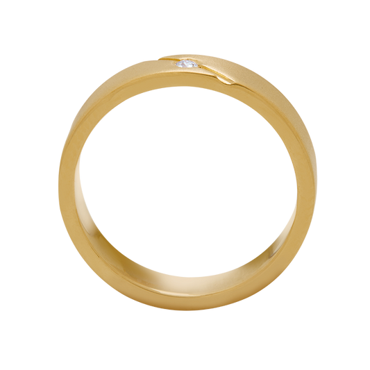 Aukera – Men's Solitaire Diamond Band