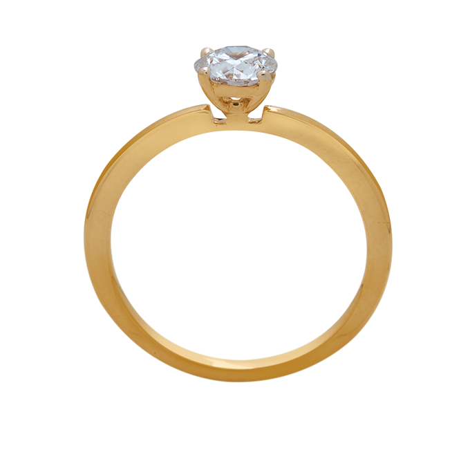 Aukera - Soleil Solitaire Brilliant-Cut Ring