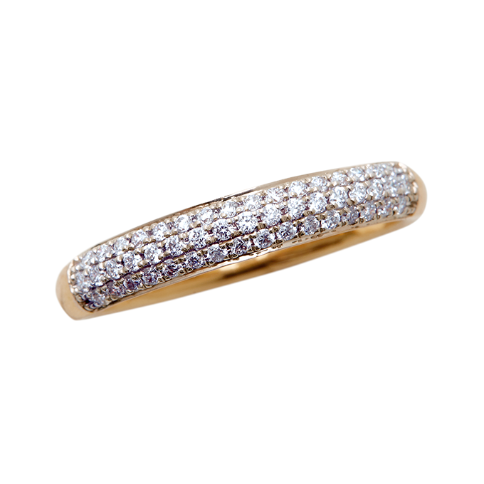 Aukera - Half Eternity Diamond Ring