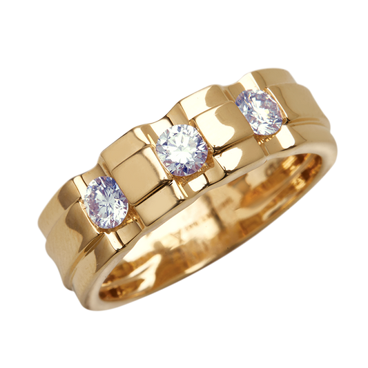 Aukera – Triple Solitaire Men’s Ring