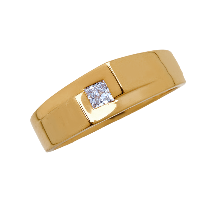 Aukera - Orion Edge Solitaire Ring