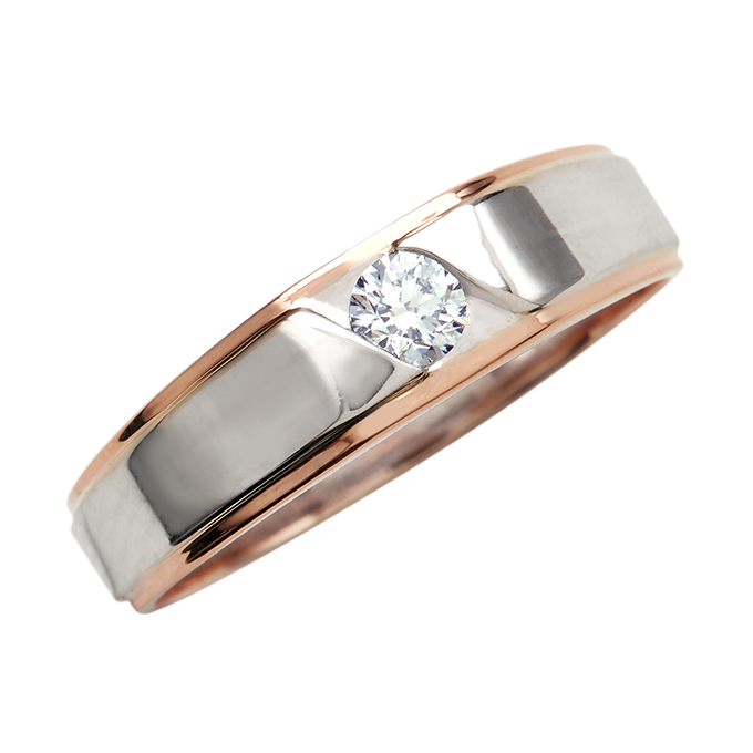 Aukera – Harmony Dual-Tone Diamond Ring