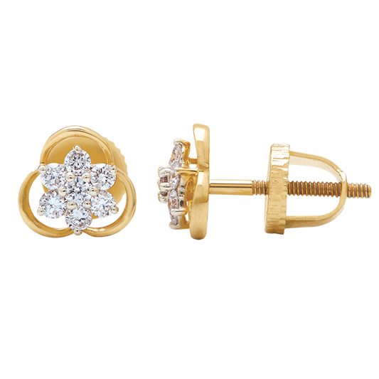 Aukera - Aurelle Bloom Cluster Diamond Studs