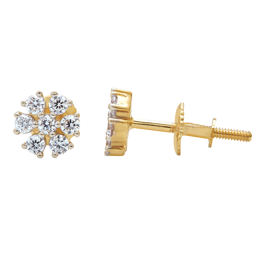 Aukera – Classic Diamond Bloom Studs
