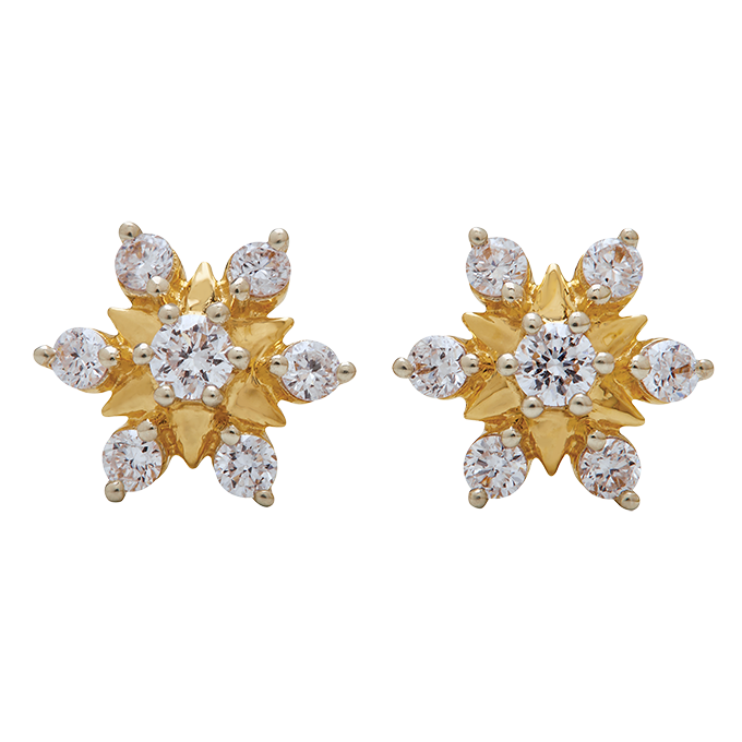 Aukera – Celestial Star Diamond Studs