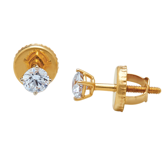 Aukera - Solitaire Diamond Studs