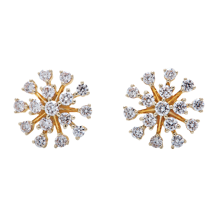 Aukera - Radiant Bloom Diamond Studs