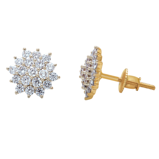 Aukera - Solaris Bloom Diamond Studs