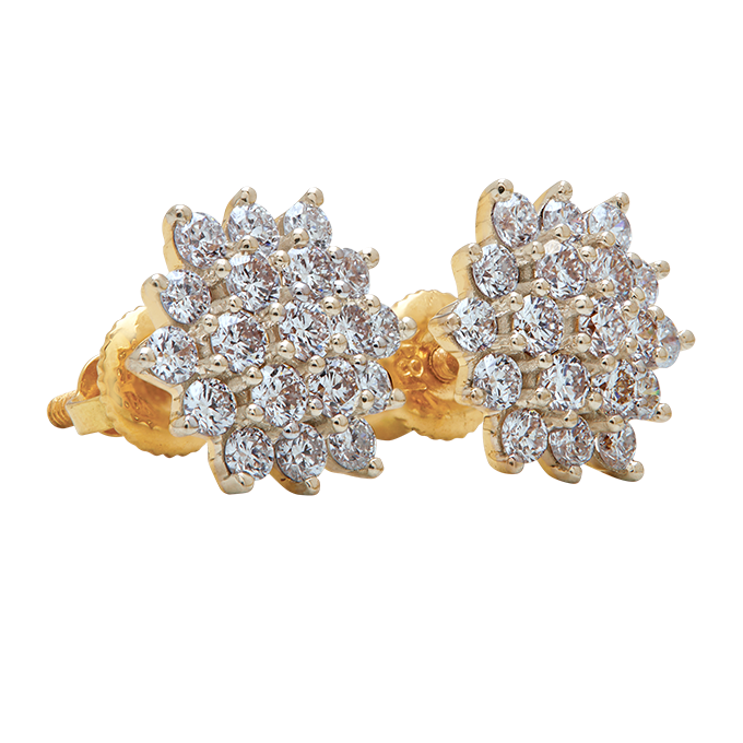 Aukera - Solaris Bloom Diamond Studs