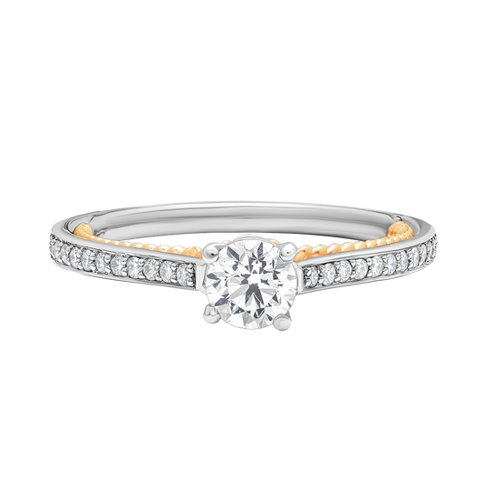 Aukera - Dual Harmony Solitaire Ring