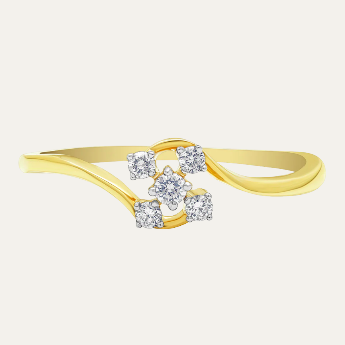 Aukera - Floral Diamond Ring