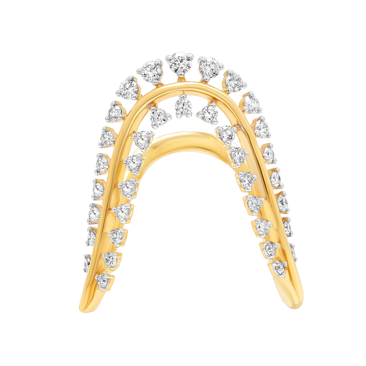 Aukera - Dual studded Vanki Ring