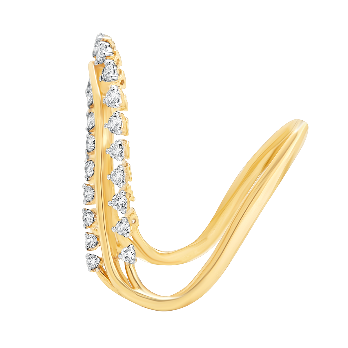 Aukera - Dual studded Vanki Ring