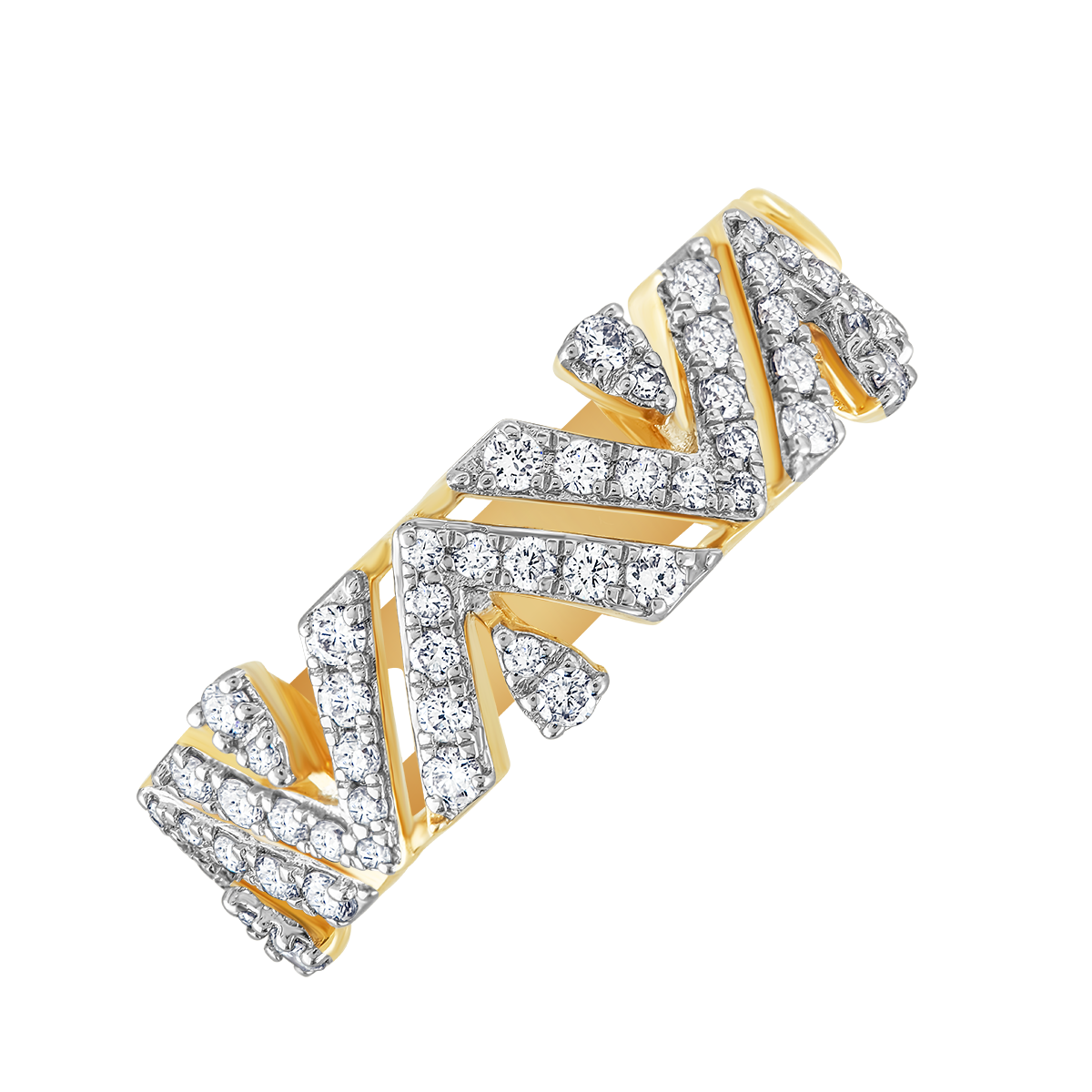 Aukera - Prism Cut Diamond Ring