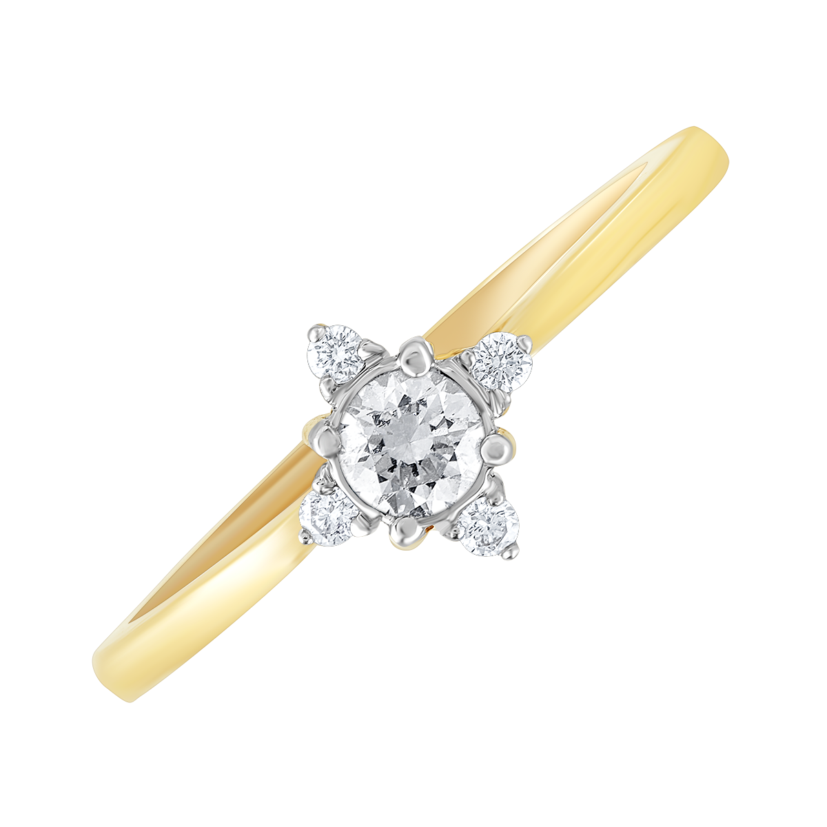 Aukera - Diamond Embrace Solitaire Ring