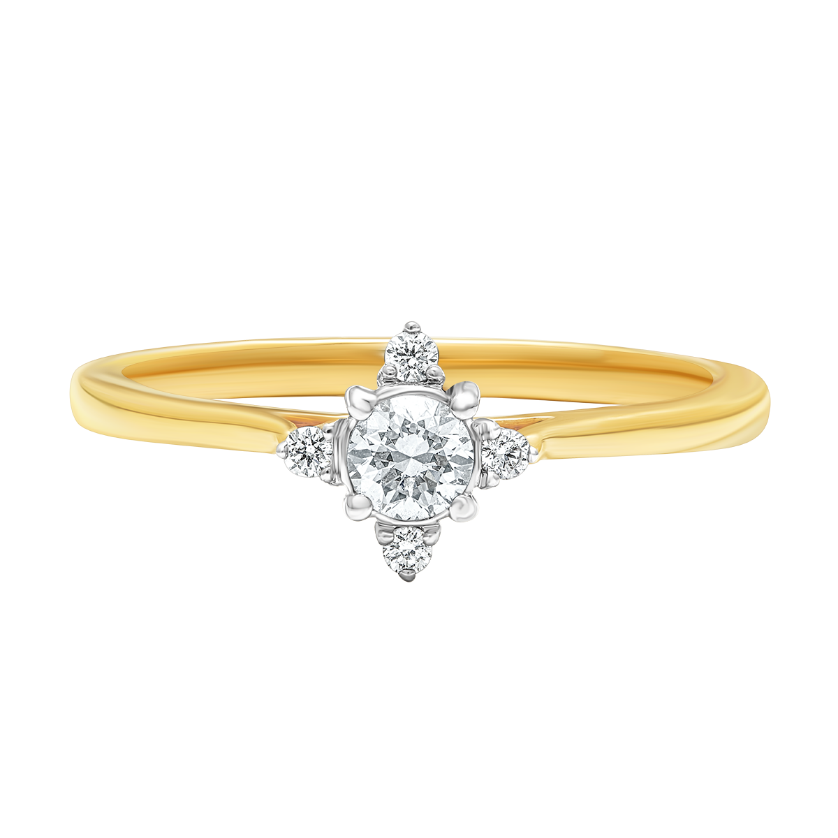 Aukera - Diamond Embrace Solitaire Ring