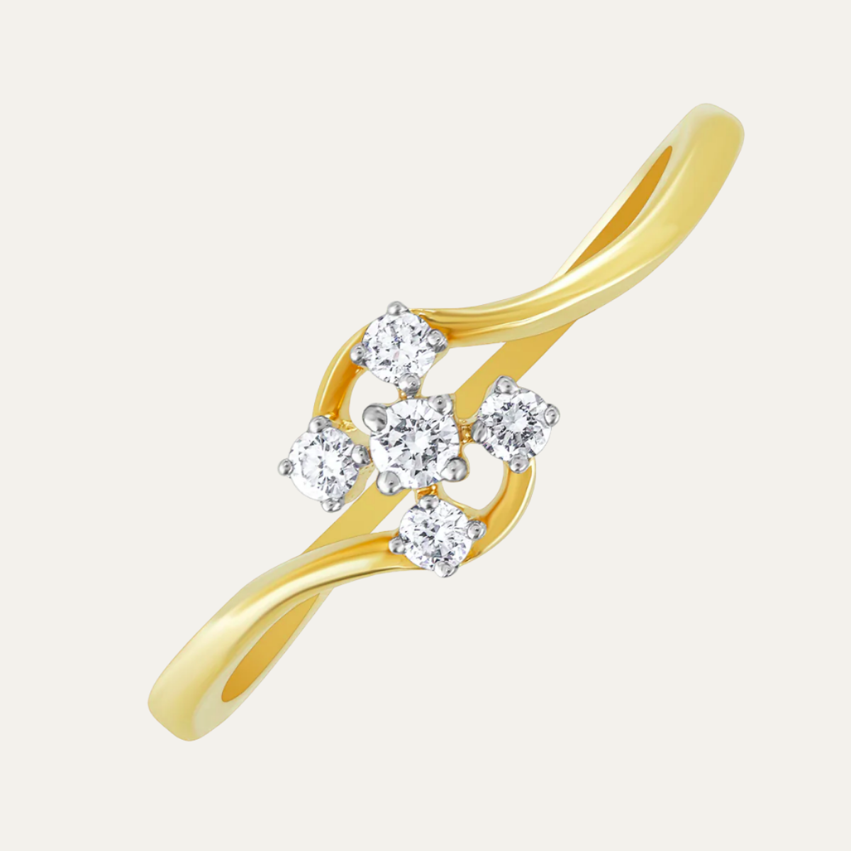 Aukera - Floral Diamond Ring