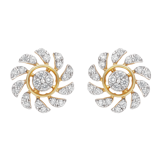 Aukera - Floral Cluster Studs