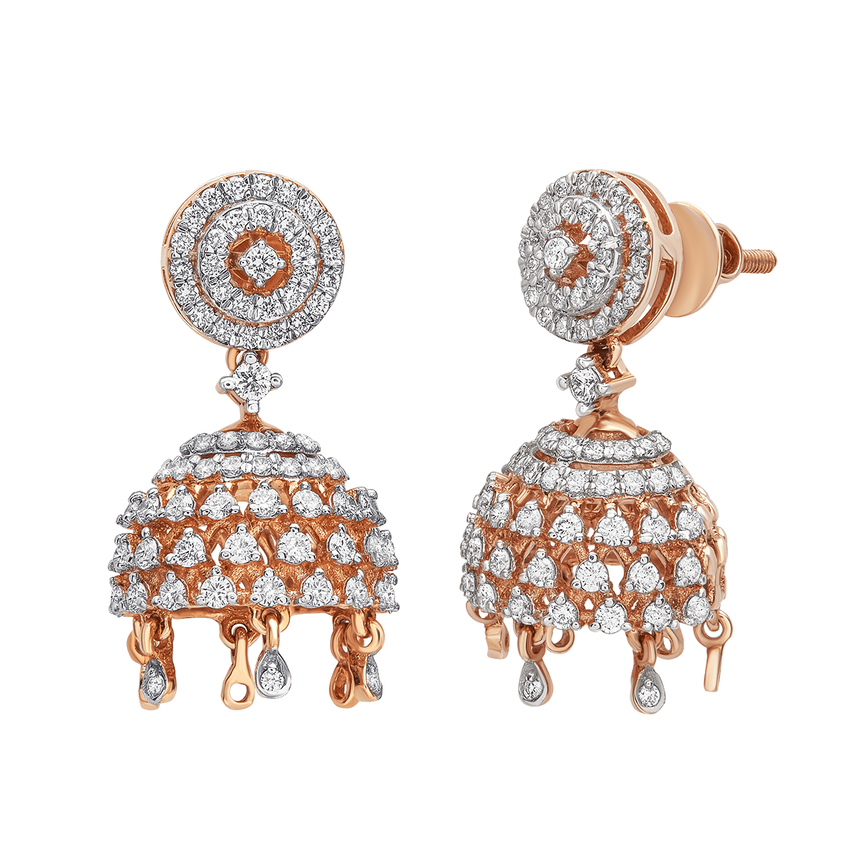 Aukera - Diamond Jhumkas